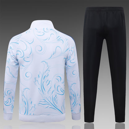 2026 Argentina White Inkjet Full Zip Training Suit Adults Or Children