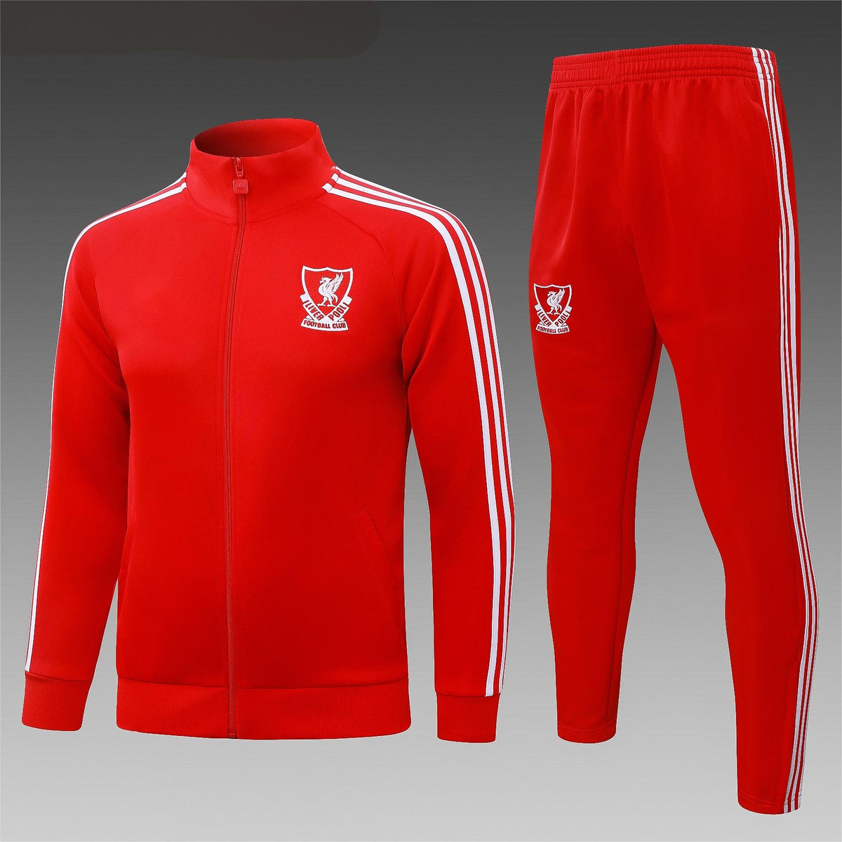 2026-27 Liverpool Red Full Zip Training Suit Adults Or Children