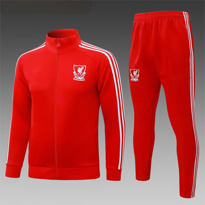 2026-27 Liverpool Red Full Zip Training Suit Adults Or Children