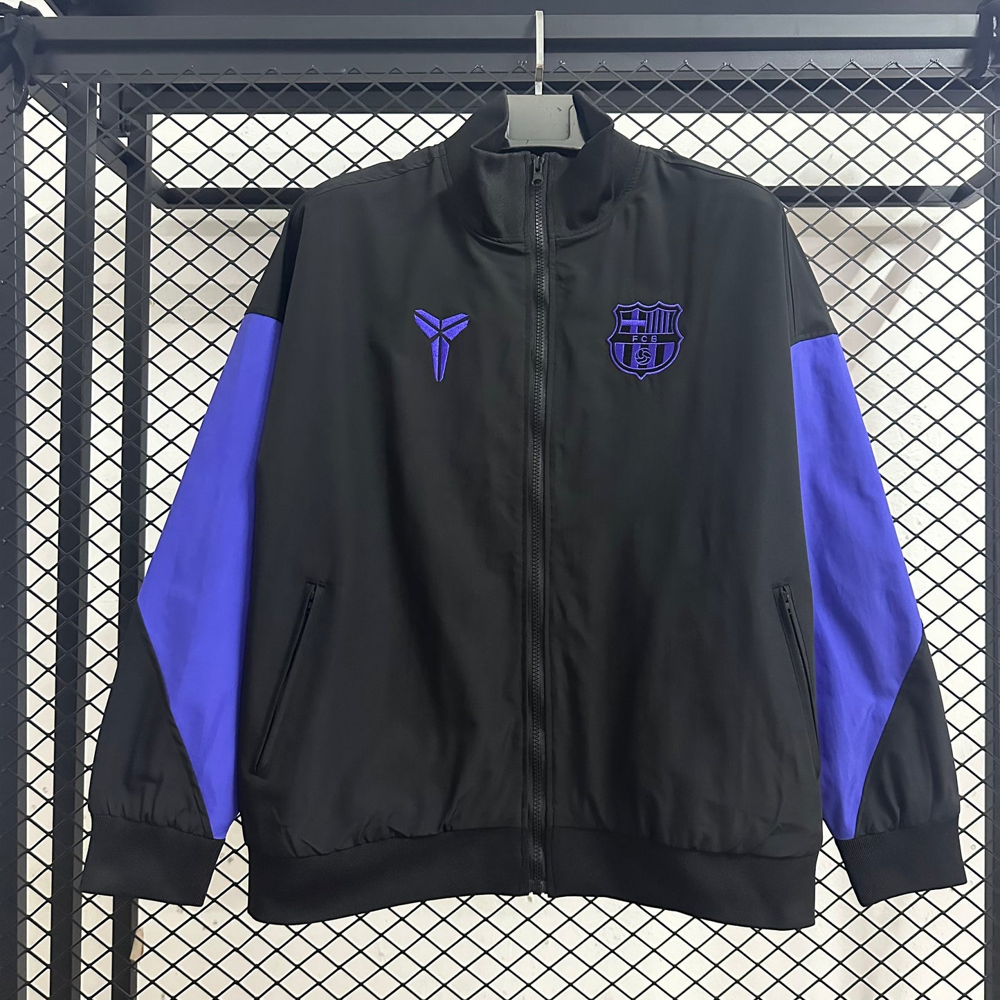 2025-26 Barcelona Black Purple Windbreaker S-2XL