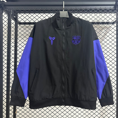 2025-26 Barcelona Black Purple Windbreaker S-2XL