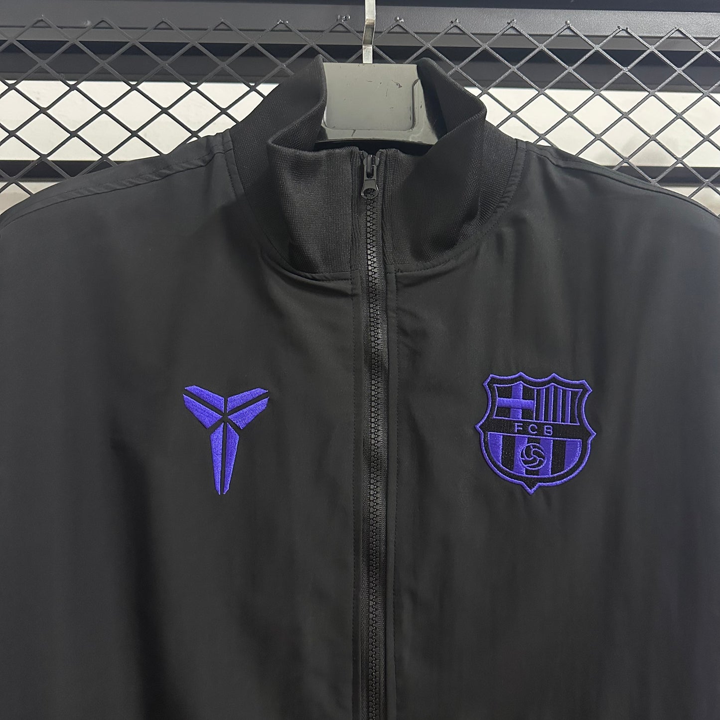 2025-26 Barcelona Black Purple Windbreaker S-2XL