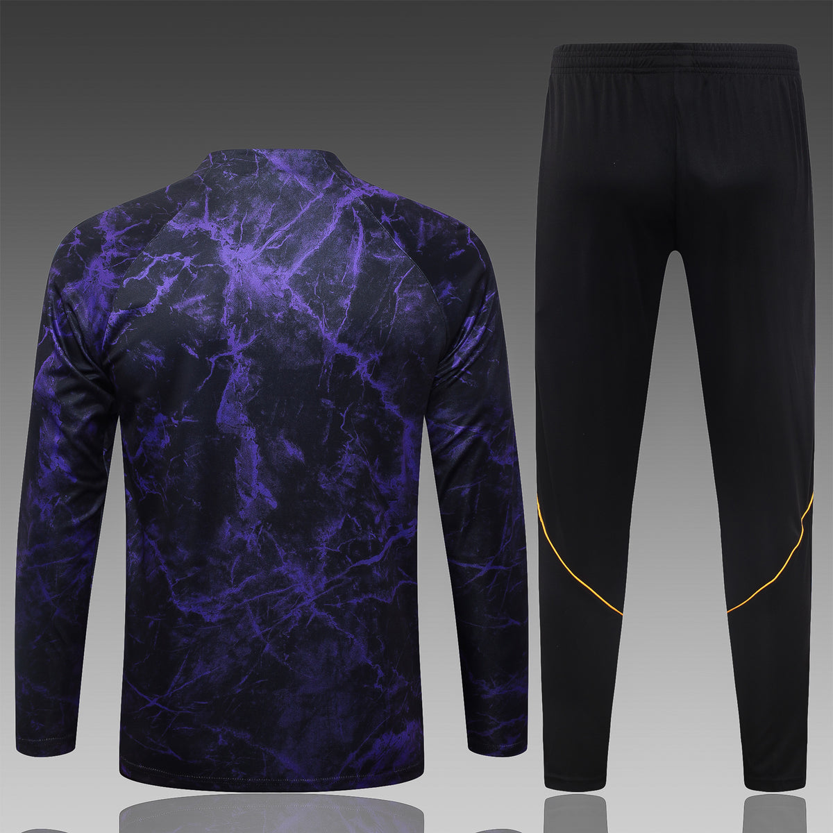 2026-27 Barcelona Black Purple Half Zip Training Suit Adults Or Children