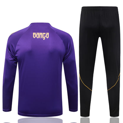 2026-27 Barcelona Purple Half Zip Training Suit Adults Or Children