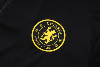 2026-27 Chelsea Black Half Zip Training Suit Adults Or Children