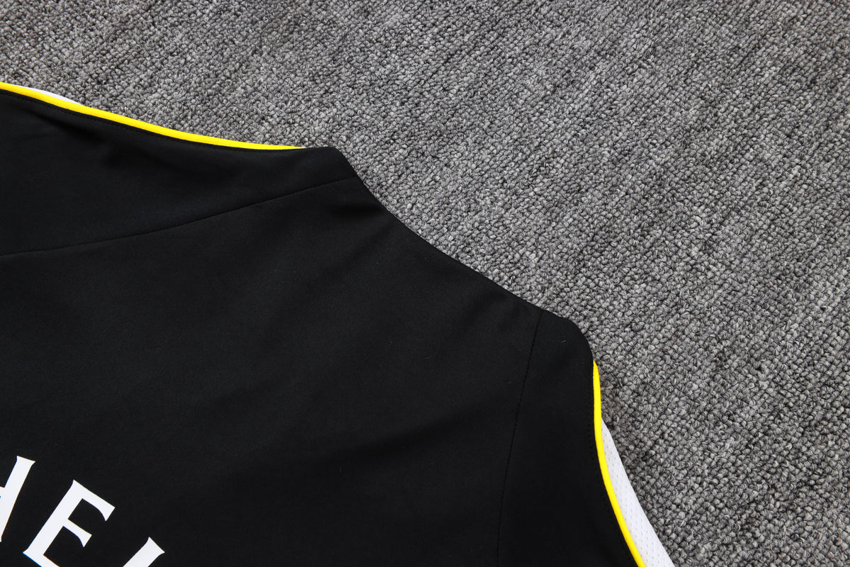 2026-27 Chelsea Black Half Zip Training Suit Adults Or Children