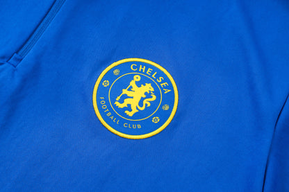 2026-27 Chelsea Color Blue Half Zip Training Suit Adults Or Children