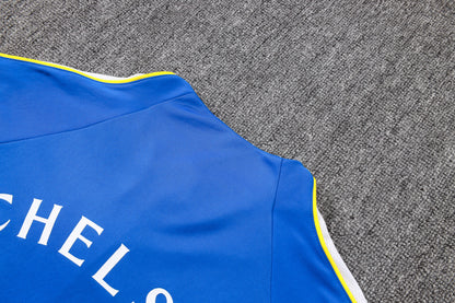 2026-27 Chelsea Color Blue Half Zip Training Suit Adults Or Children