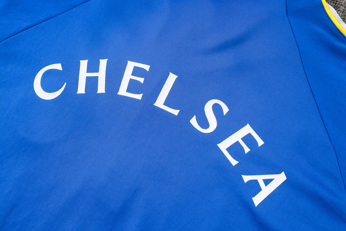 2026-27 Chelsea Color Blue Half Zip Training Suit Adults Or Children
