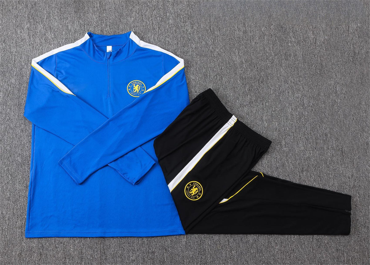 2026-27 Chelsea Color Blue Half Zip Training Suit Adults Or Children