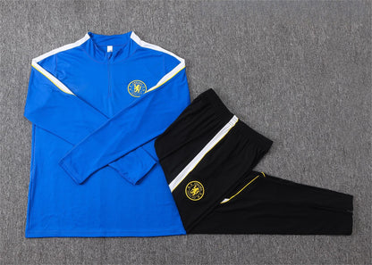 2026-27 Chelsea Color Blue Half Zip Training Suit Adults Or Children