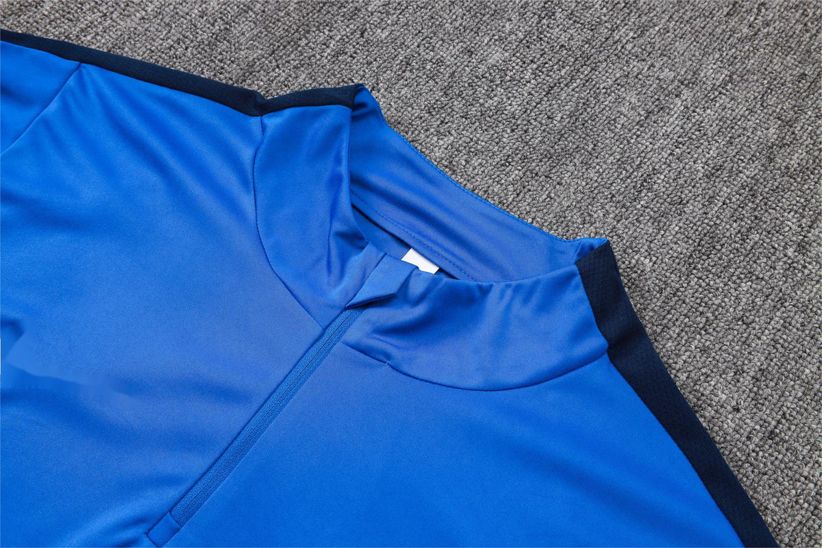 2026-27 Inter Milan Color Blue Half Zip Training Suit Adults Or Children
