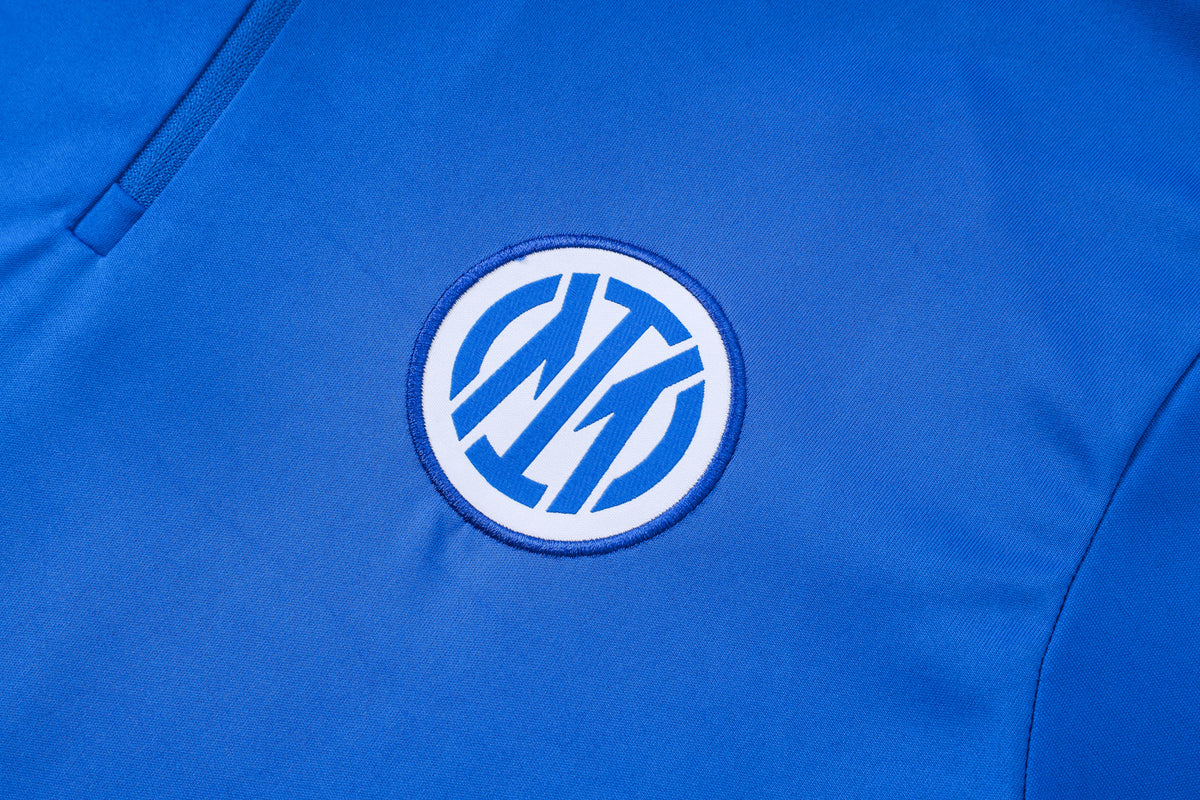 2026-27 Inter Milan Color Blue Half Zip Training Suit Adults Or Children