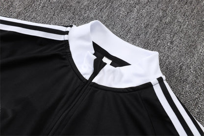 2026-27 Juventus Black Half Zip Training Suit Adults Or Children