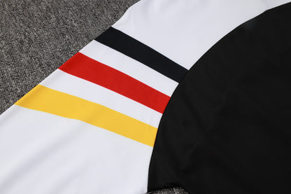 2024-25 German White (sleeves red, yellow and black) training suit S-2XL