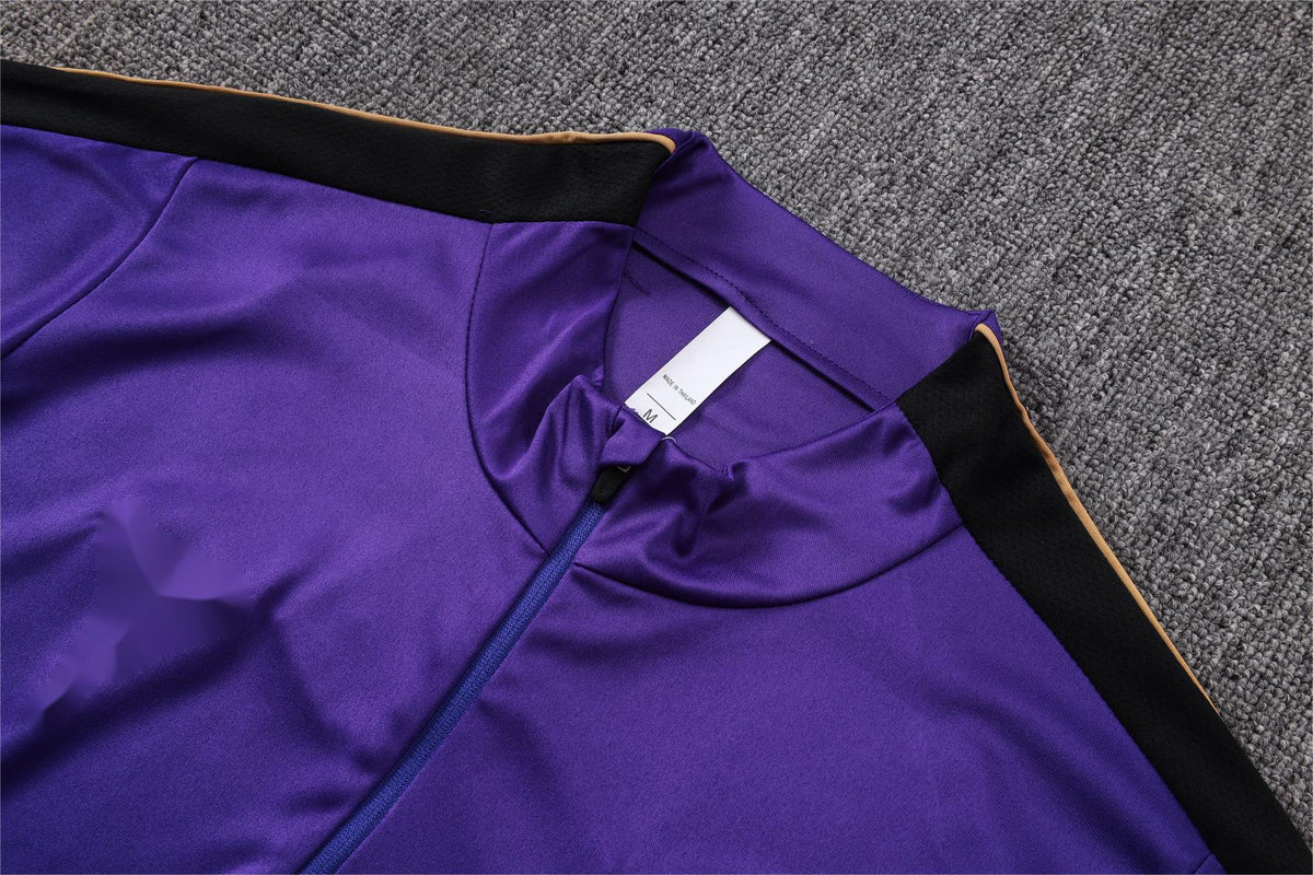 2026-27 Barcelona Purple Half Zip Training Suit Adults Or Children