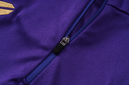 2026-27 Barcelona Purple Half Zip Training Suit Adults Or Children