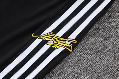 2026-27 Juventus Black Half Zip Training Suit Adults Or Children