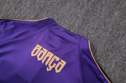 2026-27 Barcelona Purple Half Zip Training Suit Adults Or Children