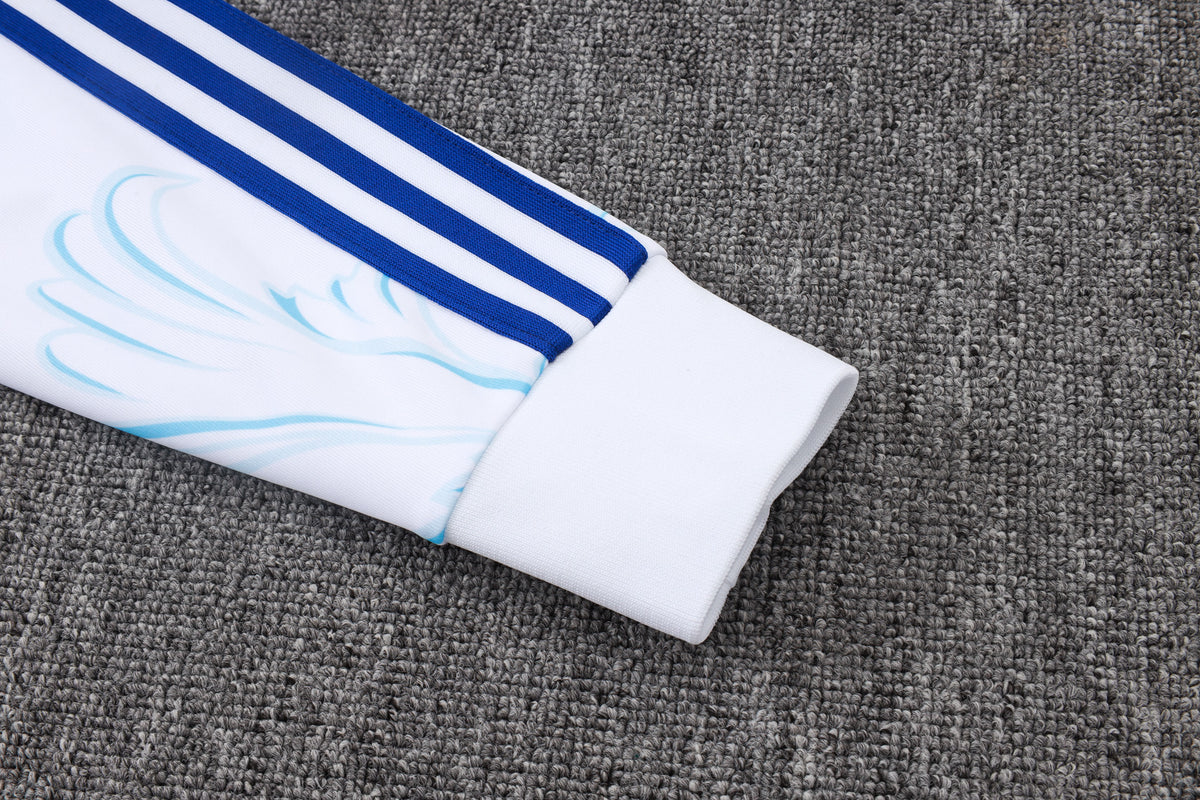 2026 Argentina White Inkjet Full Zip Training Suit Adults Or Children