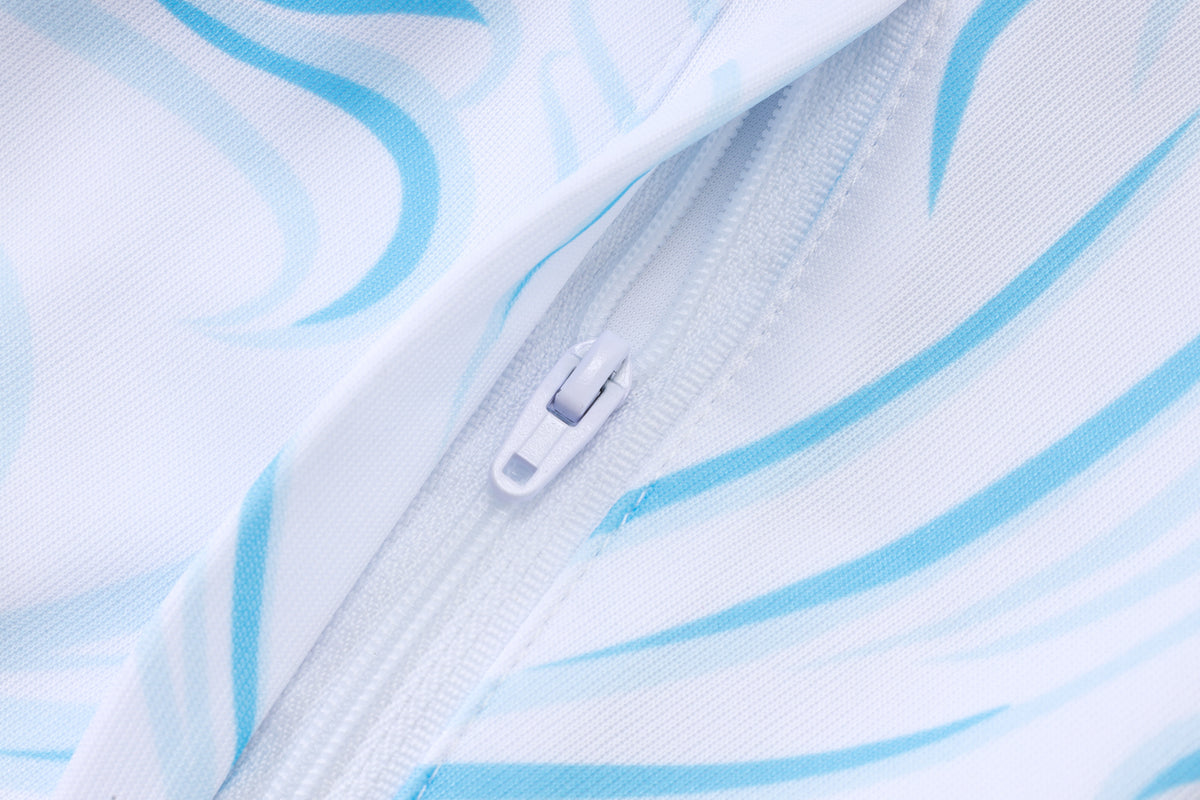 2026 Argentina White Inkjet Full Zip Training Suit Adults Or Children