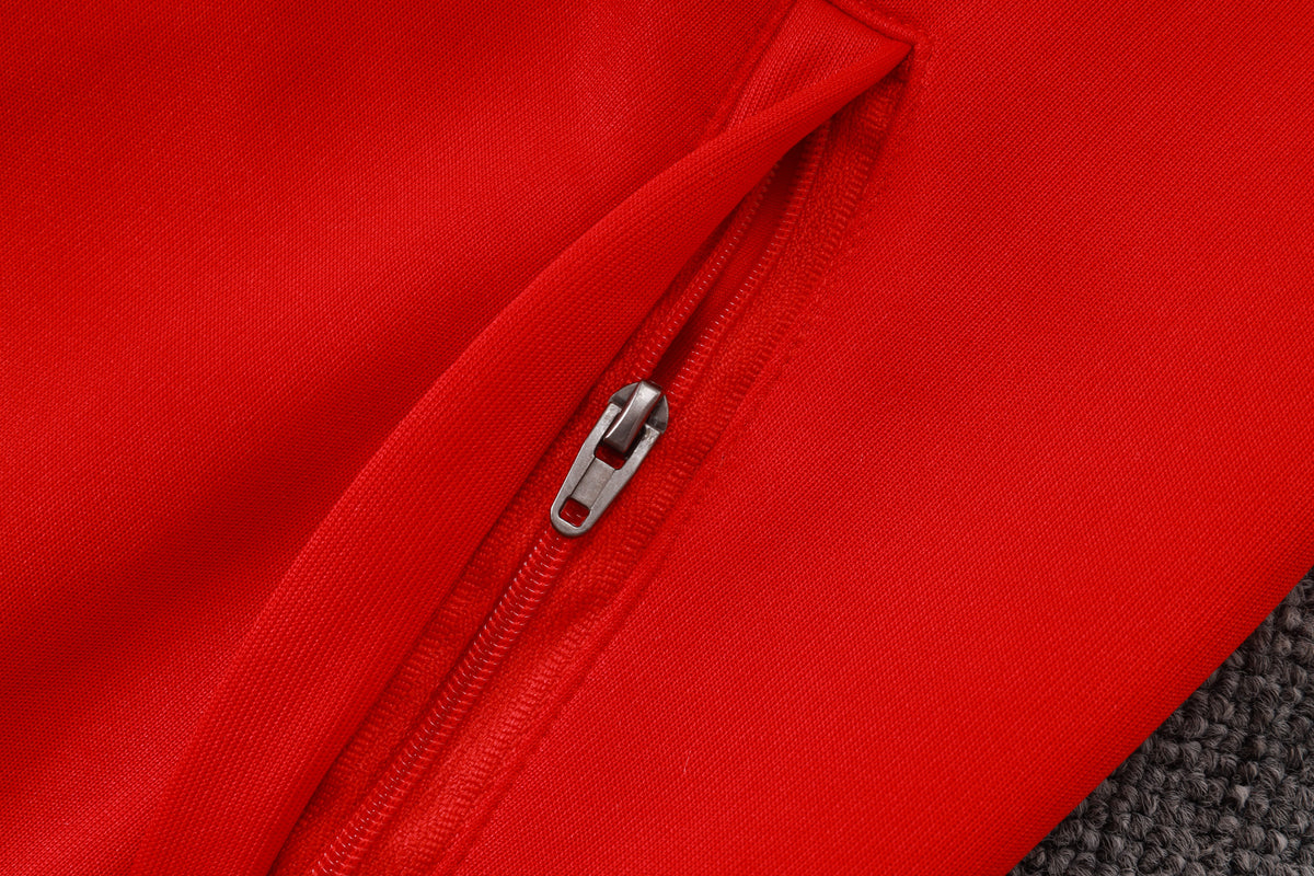 2026-27 Liverpool Red Full Zip Training Suit Adults Or Children