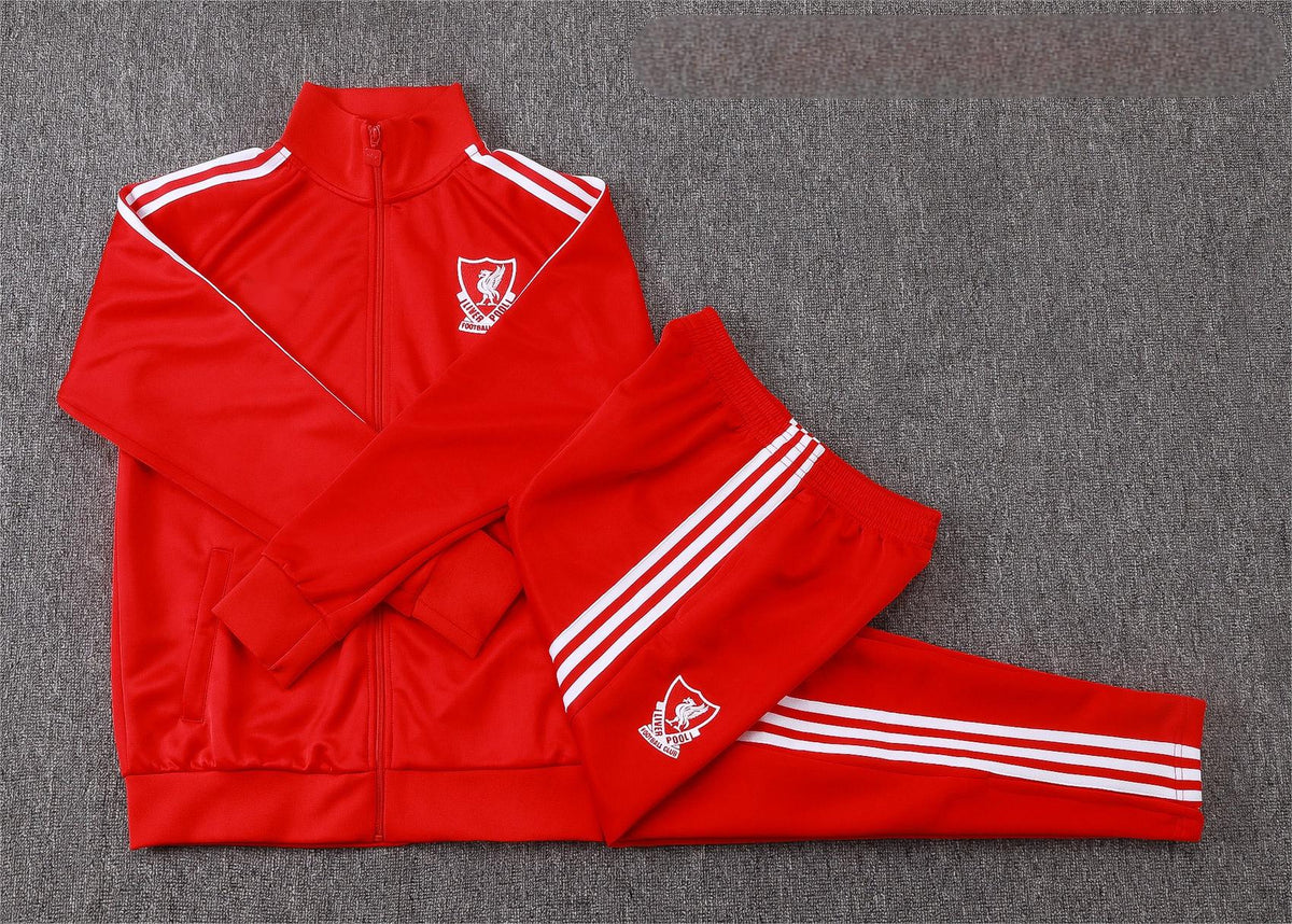 2026-27 Liverpool Red Full Zip Training Suit Adults Or Children