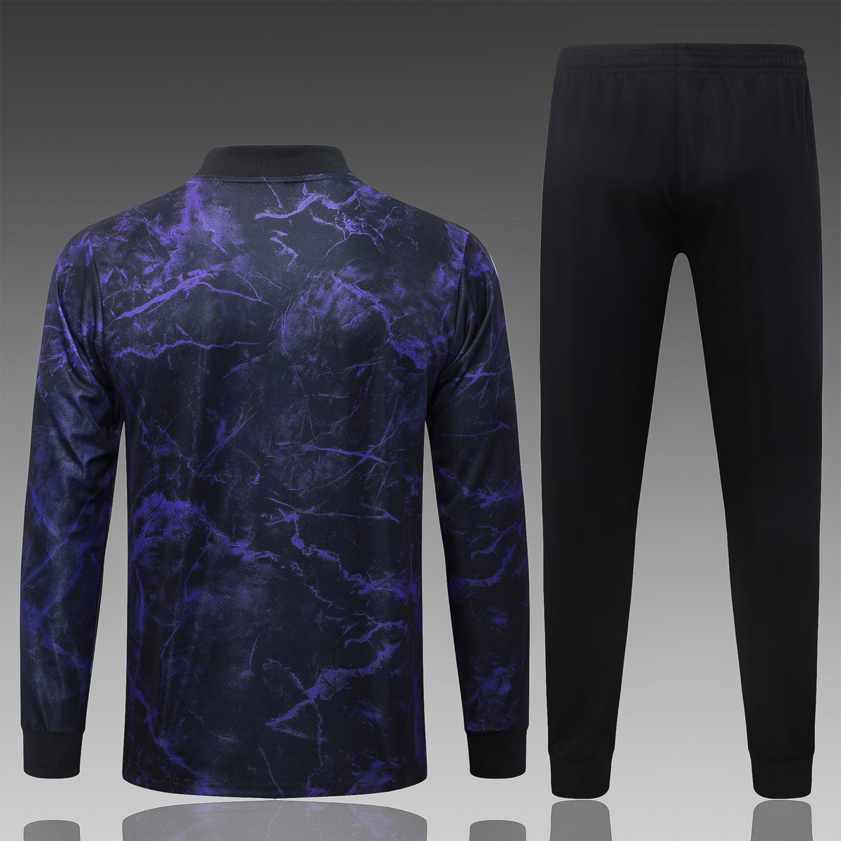 2026-27 Barcelona Black Purple Full Zip Training Suit Adults Or Children