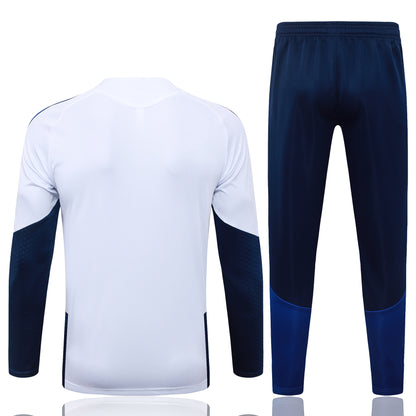2026-27 Boca Juniors White Half Zip Training Suit Adults Or Children