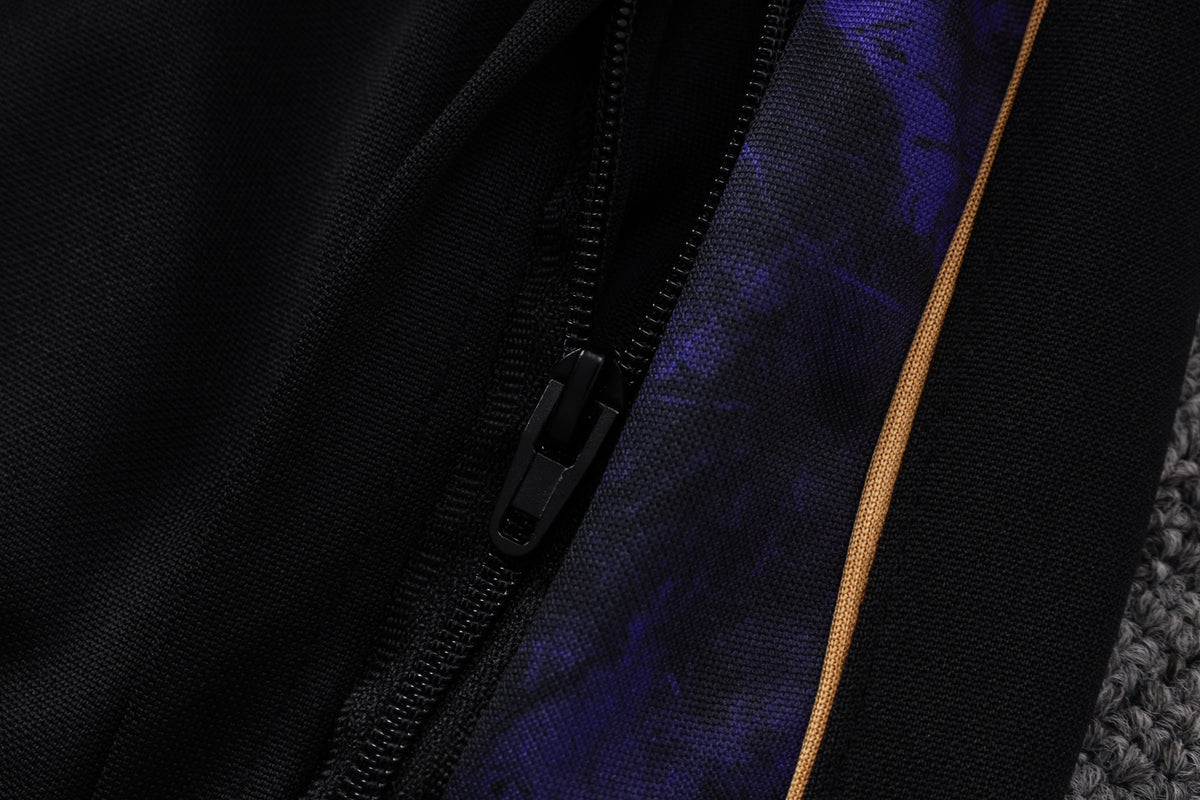 2026-27 Barcelona Black Purple Full Zip Training Suit Adults Or Children