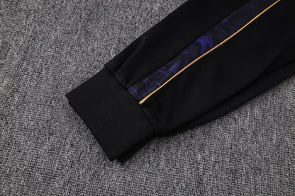 2026-27 Barcelona Black Purple Full Zip Training Suit Adults Or Children
