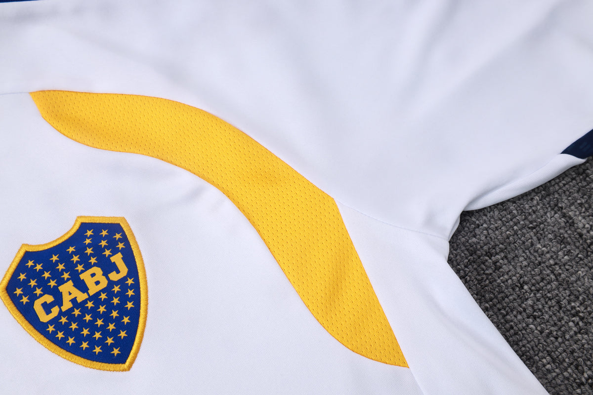 2026-27 Boca Juniors White Half Zip Training Suit Adults Or Children