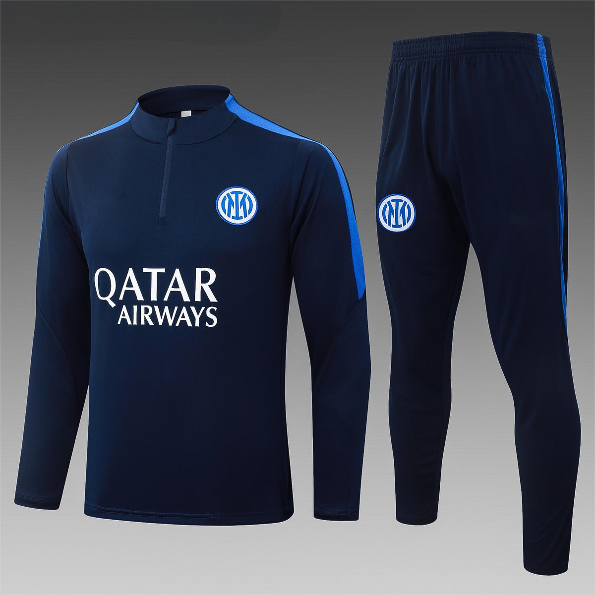 2026-27 Inter Milan Deep Blue Half Zip Training Suit Adults Or Children