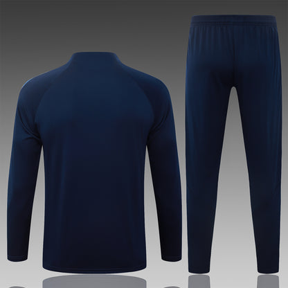 2026-27 Inter Milan Deep Blue Half Zip Training Suit Adults Or Children