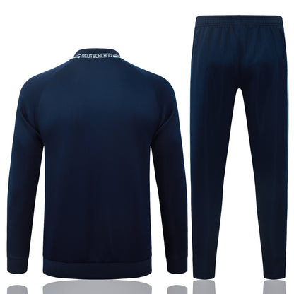 2026 Germany Navy Blue Full Zip Training Suit Adults Or Children