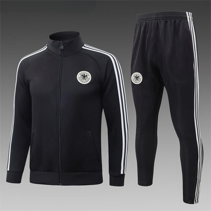 2026 Germany Dark Grey Full Zip Training Suit Adults Or Children