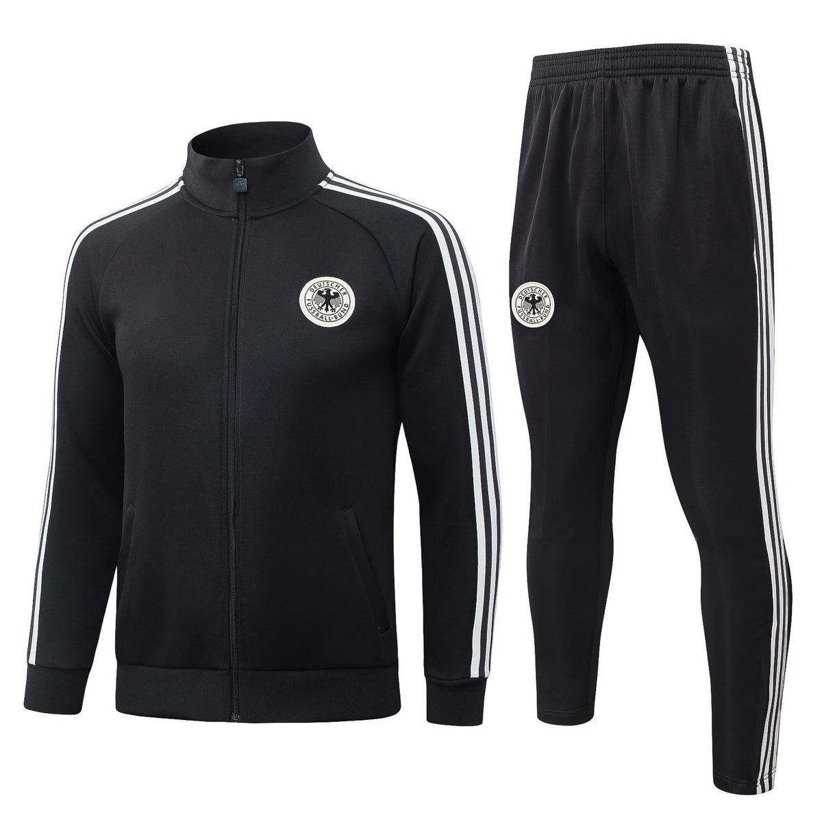 2026 Germany Dark Grey Full Zip Training Suit Adults Or Children