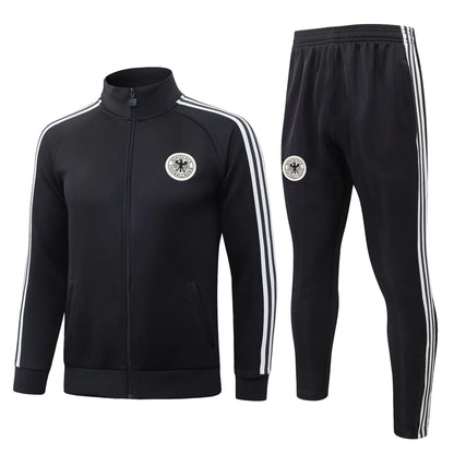 2026 Germany Dark Grey Full Zip Training Suit Adults Or Children