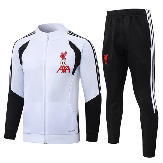 2026-27 Liverpool White Full Zip Training Suit Adults Or Children
