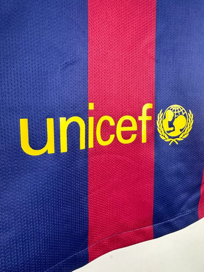 2014-15 Barcelona Home Long Sleeve S-2XL