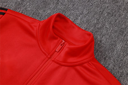2026-27 Manchester United Red Full Zip Training Suit Adults Or Children