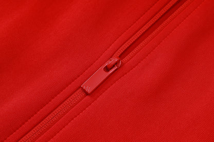 2026-27 Manchester United Red Full Zip Training Suit Adults Or Children