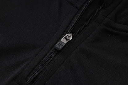 2026-27 Arsenal Black Orange Half Zip Training Suit Adults Or Children