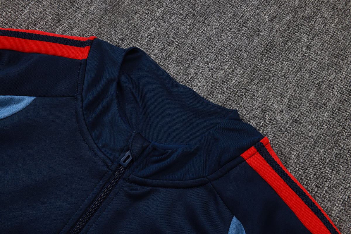 2026-27 Bayern Munich Royal Blue Full Zip Training Suit Adults Or Children