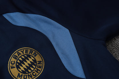 2026-27 Bayern Munich Royal Blue Full Zip Training Suit Adults Or Children