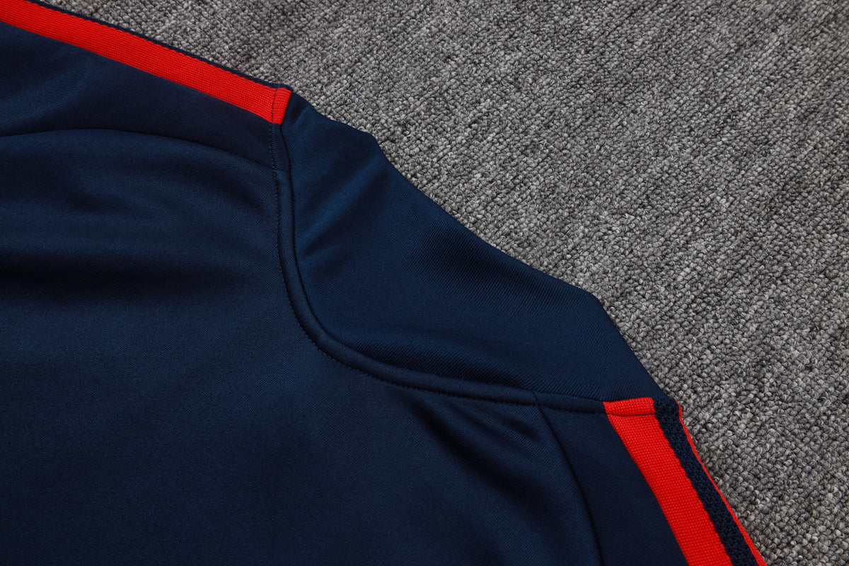 2026-27 Bayern Munich Royal Blue Full Zip Training Suit Adults Or Children