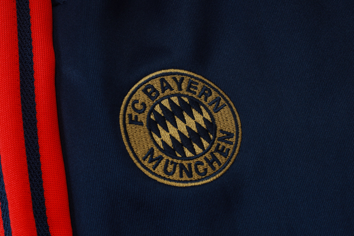 2026-27 Bayern Munich Royal Blue Full Zip Training Suit Adults Or Children