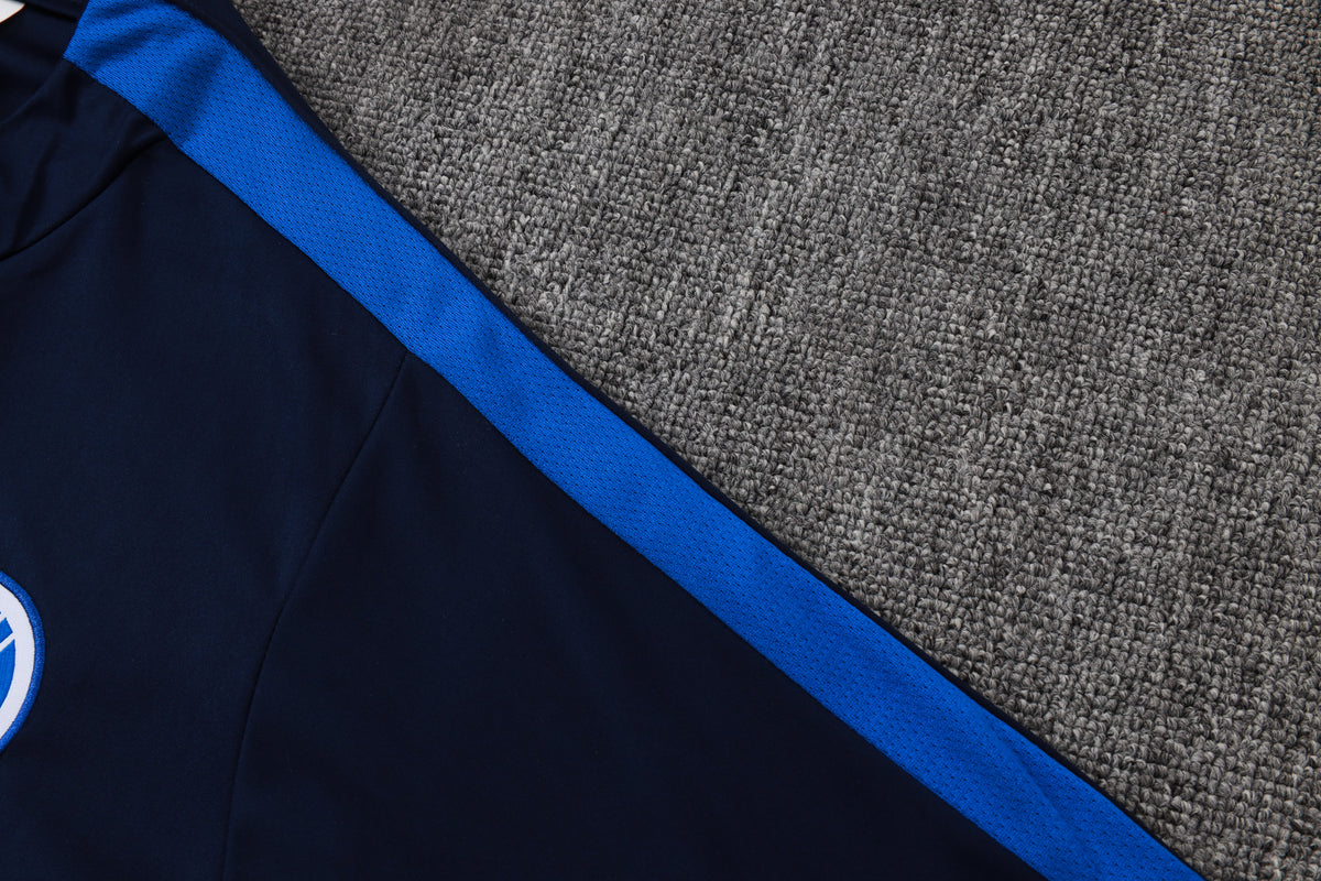 2026-27 Inter Milan Deep Blue Half Zip Training Suit Adults Or Children