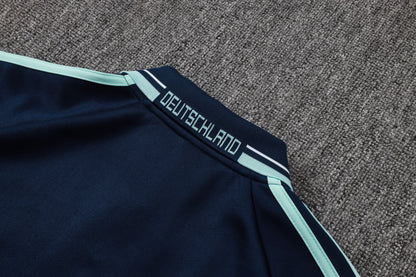 2026 Germany Navy Blue Full Zip Training Suit Adults Or Children
