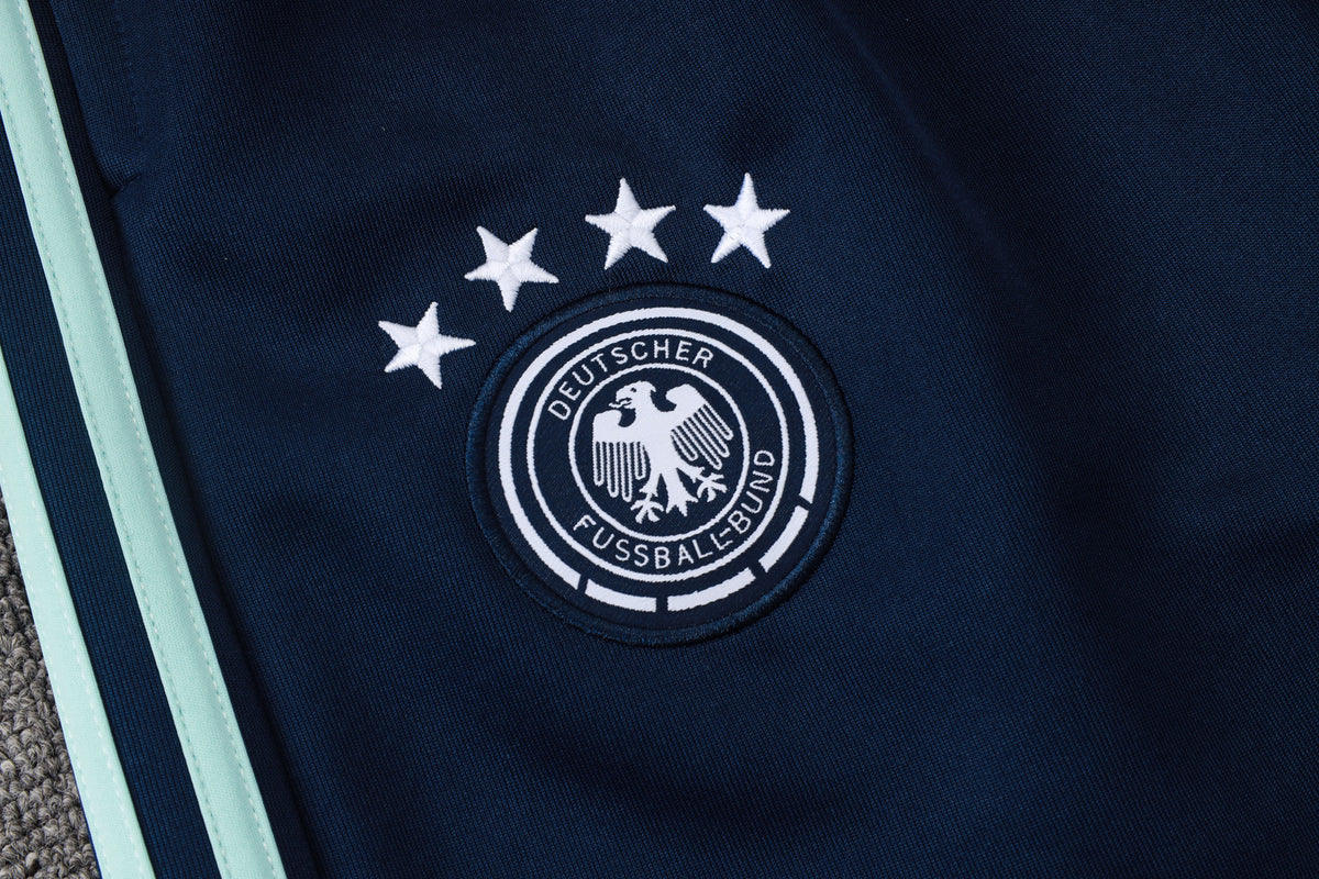 2026 Germany Navy Blue Full Zip Training Suit Adults Or Children